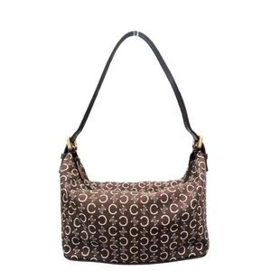 Celine Vintage C Macadam Shoulder Bag